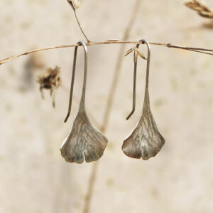 boucles d'oreilles-gingko-les métalleuses en fusion