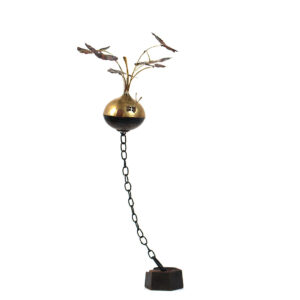 Sculpture-ilot-les métalleuses en fusion
