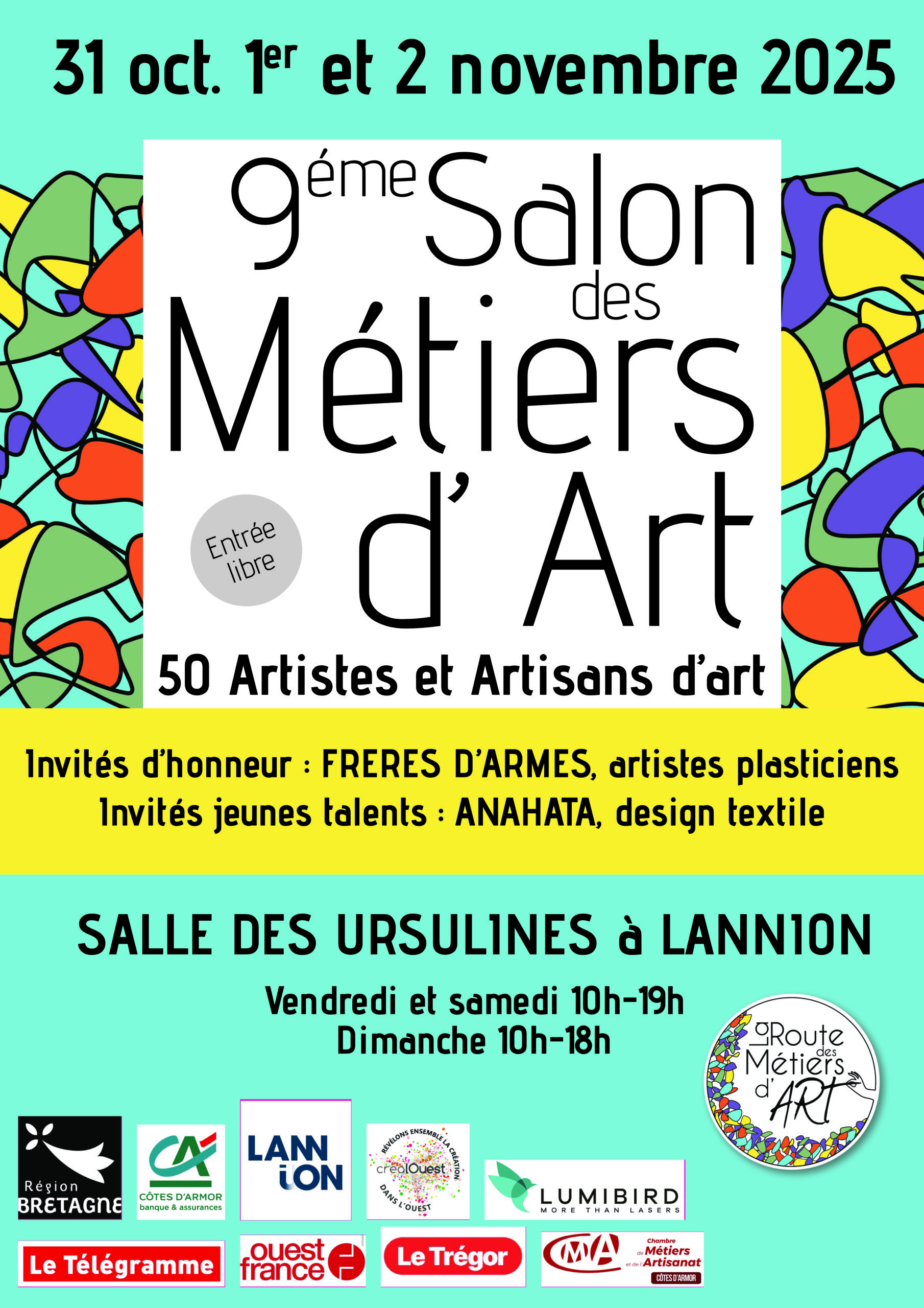 9ème salon de la route des Métiers d’art à Lannion